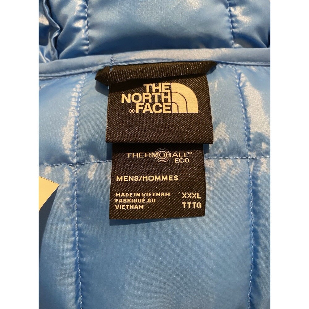 TNF The North Face TNF Thermoball Eco Full Zip Jacket Sonic Blue Men’s XXXL 3XL - Picture 10 of 11